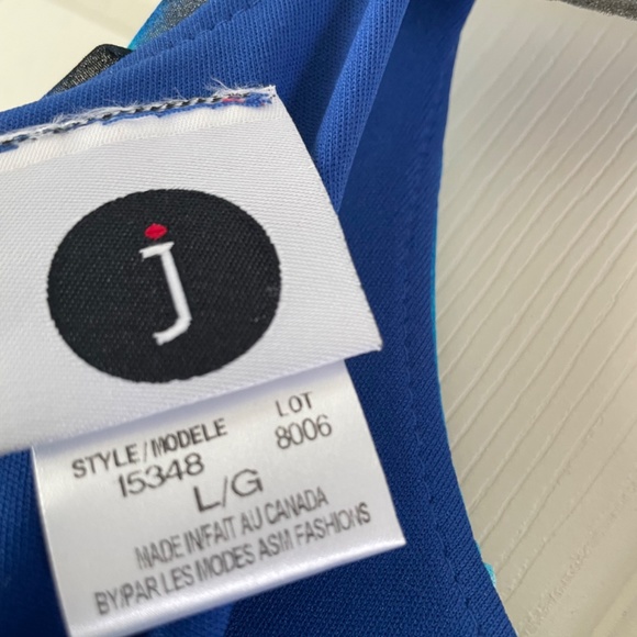 Breezy, Summer hi-low maxi Dress semi-formal, Sheer over short lining Size Large - Picture 5 of 7